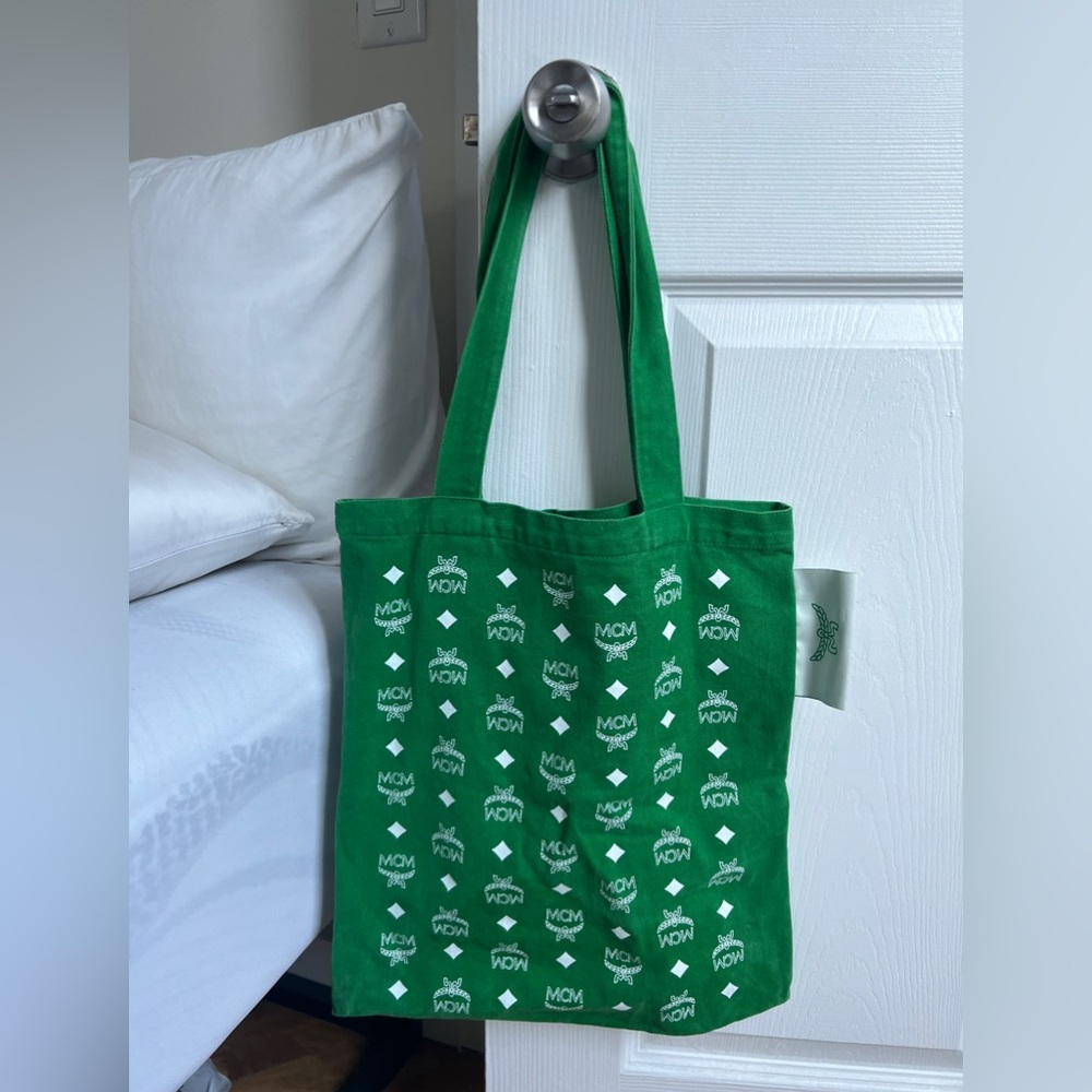 MCM Canvas Tote Bag
